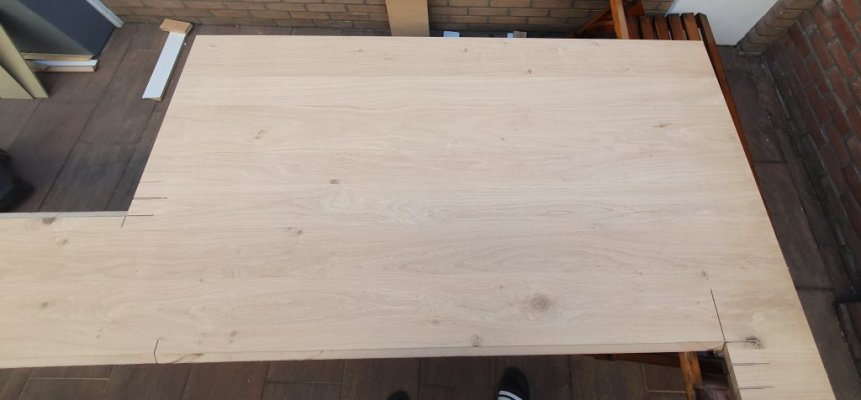 Incident, evenement woede kern Eikenfineer mdf reststuk | Woodworking.nl