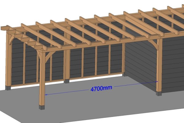 Religieus slaaf voor het geval dat Douglas constructie versterken dmv stalen strip | Woodworking.nl