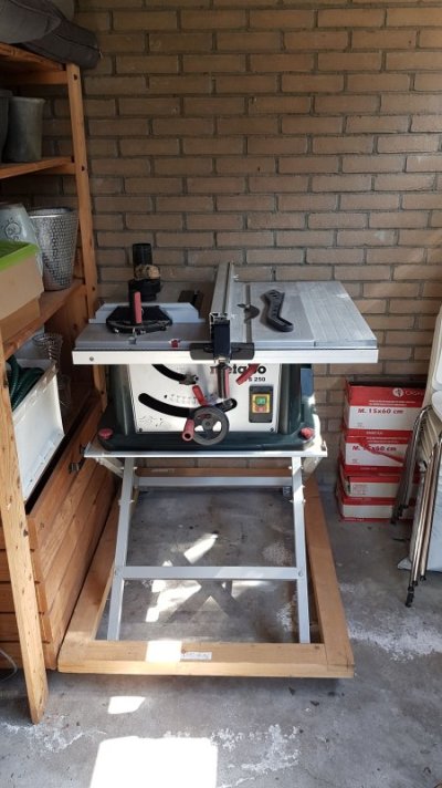 pen vocaal Beweegt niet Te koop: Metabo TS250 zaagtafel met onderstel | Woodworking.nl