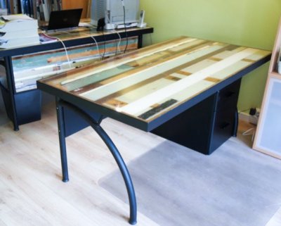 Gino Rizzi - Atelier Antipode - bureau uit recup hout sloophout.jpg Gino Rizzi - Atelier Antipode - bureau uit recup hout sloophout.jpg