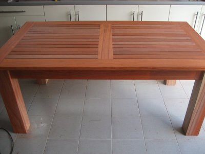 Tuintafel Padouk Woodworking.nl