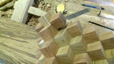 Piket onhandig Korting Japans kristal (houten constructie puzzel) | Woodworking.nl