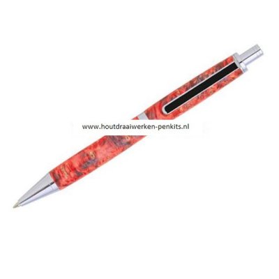 Slimline click pen chrome black -.jpg