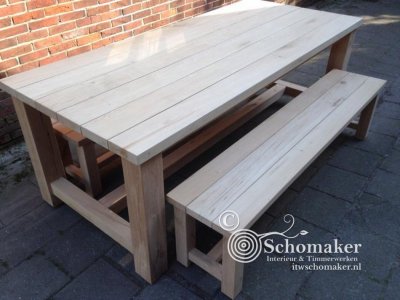 tuintafel + zitbank eik.jpg tuintafel + zitbank eik.jpg