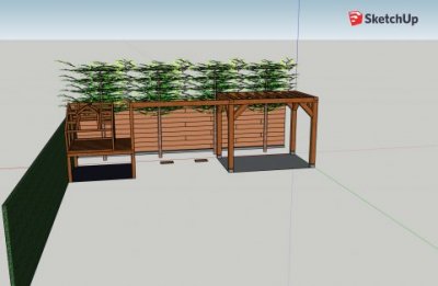 magie noodsituatie procedure Pergola overkapping met schommel en speelhuis | Woodworking.nl