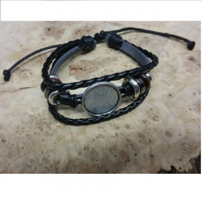 Leren armband Silver.jpg