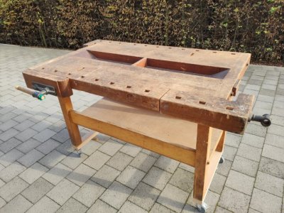 procent Floreren Straat Te koop: dubbele meubelmakers werkbank | Woodworking.nl