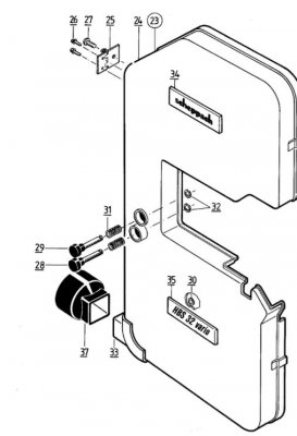 Feat handboeien Mellow Onderdelen Scheppach HBS 32 vario | Woodworking.nl