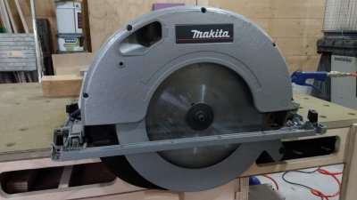 Te 5143R 355mm grote cirkelzaag Woodworking.nl