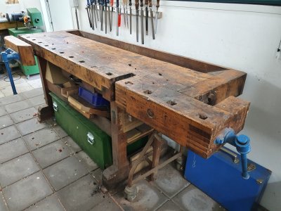 Aangeboden: werkbank: verkocht onder | Woodworking.nl