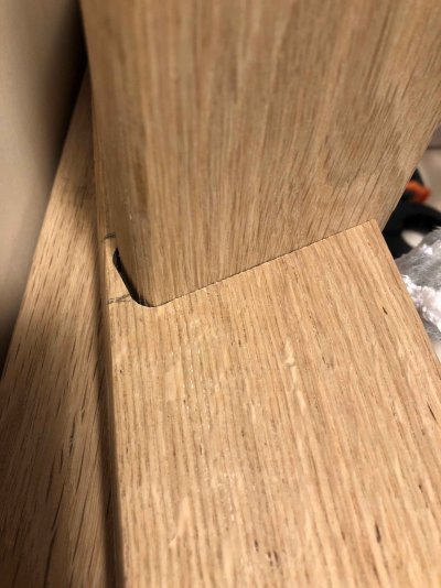 heel fijn Groot universum offset Aansluiting traptreden niet netjes | Woodworking.nl