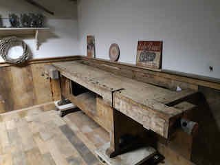 paars Jong Instrueren Behandeling oude werkbank | Woodworking.nl